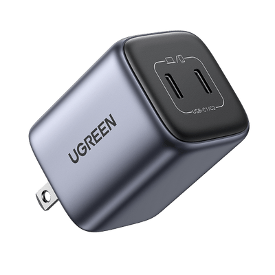 Ugreen Nexode 45W USB C GaN Charger-2 Ports Wall Charger